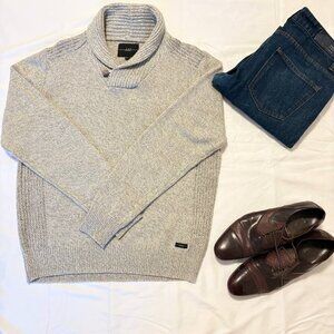 Ambrose & Jackson Men's Sweater, Gray, Size L